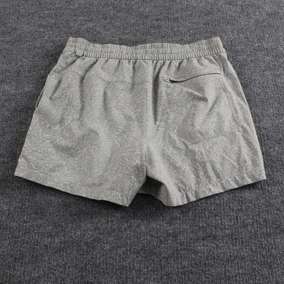 Lululemon Shorts Mens Large Bowline 5 Gray Ventlight Mesh Gym Running Workout - Picture 8 of 13